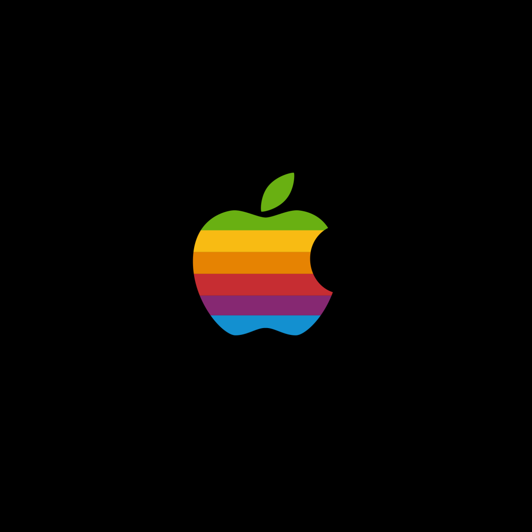 Multicolor logo Apple